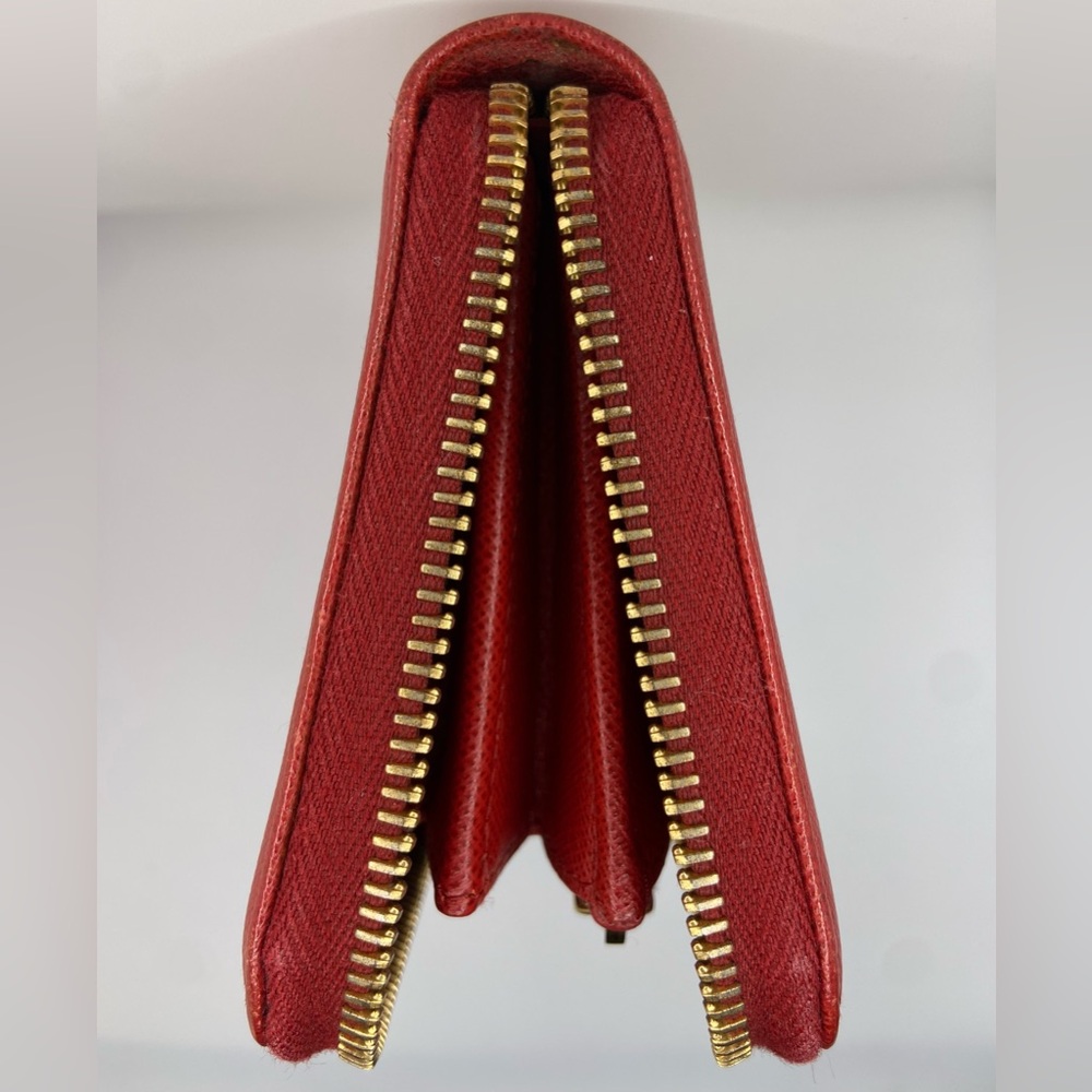Prada Scarlet Leather Wallet - Picture 7 of 14